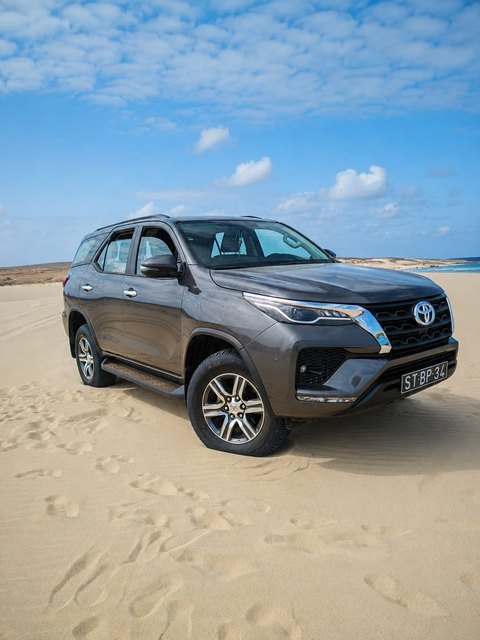 Toyota Fortuner nas dunas da Boa Vista